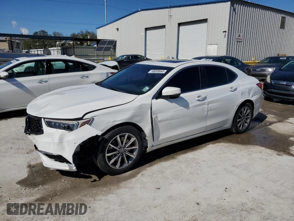 2018 Acura TLX w/Technology Pkg with VIN 19UUB1F50JA004521, listed as a Copart auction lot 46089065 with 149,058 mi miles and Salvage Title. Bid and sale history available at carsss.com. Image 1.