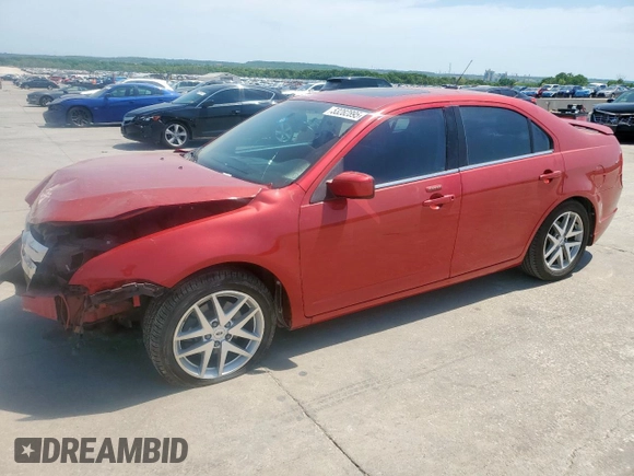 2012 Ford Fusion SEL with VIN 3FAHP0JG4CR444664, listed as a Copart auction lot 53282895 with 148,708 mi miles and Salvage Title. Bid and sale history available at carsss.com. Image 1.