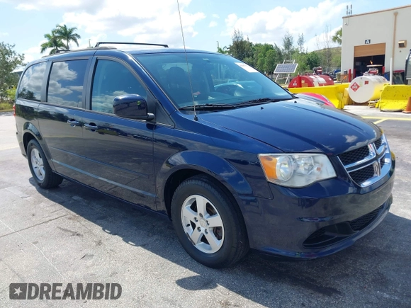 2013 Dodge Grand Caravan SXT with VIN 2C4RDGCG3DR611519, listed as a IAAI auction lot 42237571 with 156,858 mi miles and . Bid and sale history available at DreamBid. Image 1.