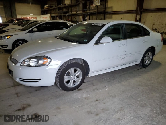2015 Chevrolet Impala LS with VIN 2G1WA5E38F1124997, listed as a Copart auction lot 53738225 with 129,678 mi miles and Salvage title. Bid and sale history available at DreamBid. Image 1.