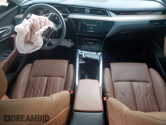 2024 Audi Q8 e-tron z VIN WA16AAGE0RB028245, wystawiony jako Copart lot #76139614 z przebiegiem 15 330 mil mil oraz Szkoda całkowita • Salvage title. Historia ofert i sprzedaży dostępna na DreamBid. Obrazek 8.