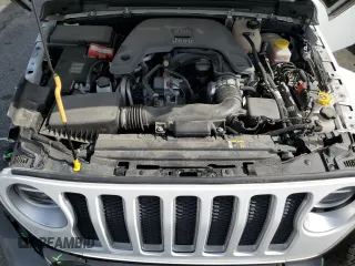 2020 Jeep Wrangler Unlimited Sahara with VIN 1C4HJXEG3LW243396, listed as a Copart auction lot 58709415 with 28,725 mi miles and Salvage title. Bid and sale history available at DreamBid. Image 12.