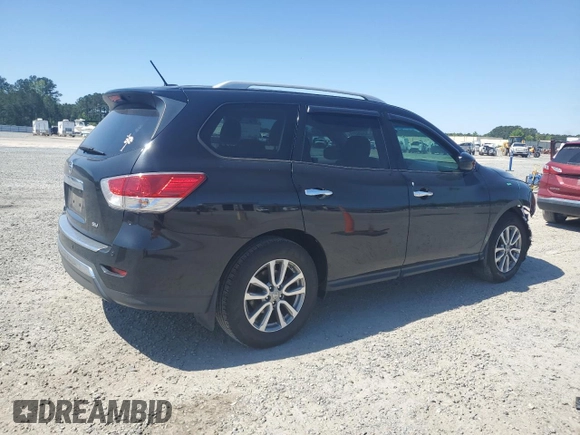 2015 Nissan Pathfinder Platinum with VIN 5N1AR2MN7FC696788, listed as a Copart auction lot 53426315 with 143,350 mi miles and Salvage Title. Bid and sale history available at DreamBid. Image 3.