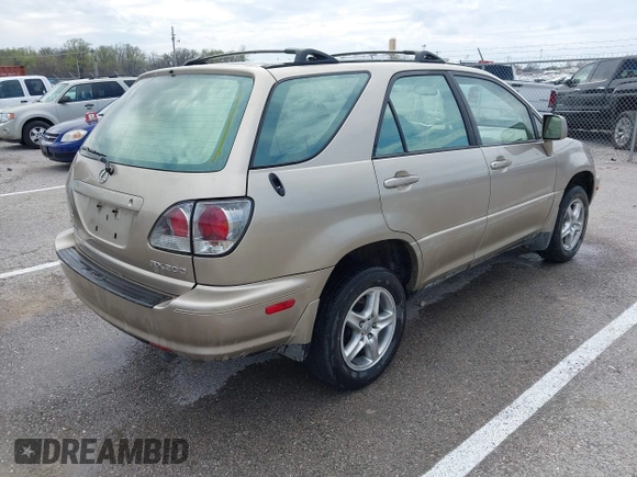 2002 Lexus RX 300 with VIN JTJHF10U720276010, listed as a IAAI auction lot 41917460 with 240,373 mi miles. Bid and sale history available at carsss.com. Image 4.