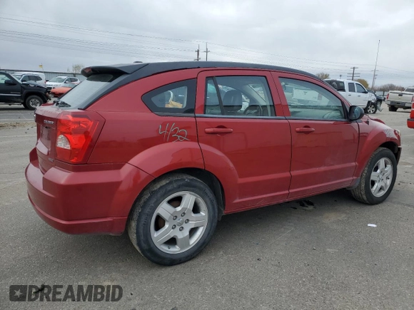 2009 Dodge Caliber SXT with VIN 1B3HB48CX9D108152, listed as a Copart auction lot 81012064 with 189,650 mi miles and Salvage Title. Bid and sale history available at DreamBid. Image 3.
