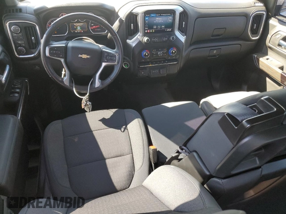 2021 Chevrolet Silverado 1500 LT with VIN 1GCUYDED4MZ323286, listed as a Copart auction lot 47771825 with 38,515 mi miles and Salvage Title. Bid and sale history available at DreamBid. Image 8.