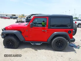 2022 Jeep Wrangler Sport with VIN 1C4GJXAG3NW195967, listed as a IAAI auction lot 42265207 with 41,220 mi miles and . Bid and sale history available at DreamBid. Image 14.