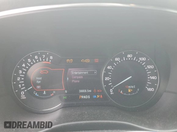 2015 Lincoln MKC with VIN 5LMCJ1A95FUJ42853, listed as a Copart auction lot 50466055 with 39,908 mi miles and Salvage Title. Bid and sale history available at DreamBid. Image 9.