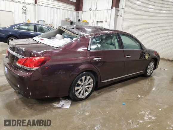 2011 Toyota Avalon with VIN 4T1BK3DB9BU409850, listed as a Copart auction lot 50976125 with 136,691 mi miles and Non Repairable. Bid and sale history available at DreamBid. Image 3.