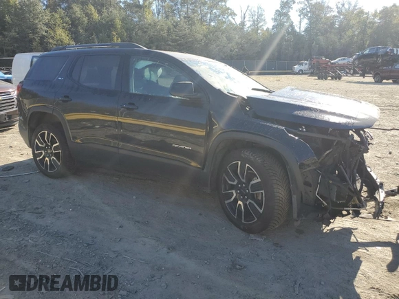 2019 GMC Acadia SLT with VIN 1GKKNMLA7KZ289709, listed as a Copart auction lot 75533374 with 125,246 mi miles and Salvage Title. Bid and sale history available at carsss.com. Image 4.