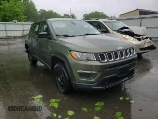 2018 Jeep Compass Sport z VIN 3C4NJDABXJT163155, wystawiony jako Copart lot #58648405 z przebiegiem 93 099 mil mil oraz Szkoda całkowita • Salvage title. Historia ofert i sprzedaży dostępna na DreamBid. Obrazek 14.