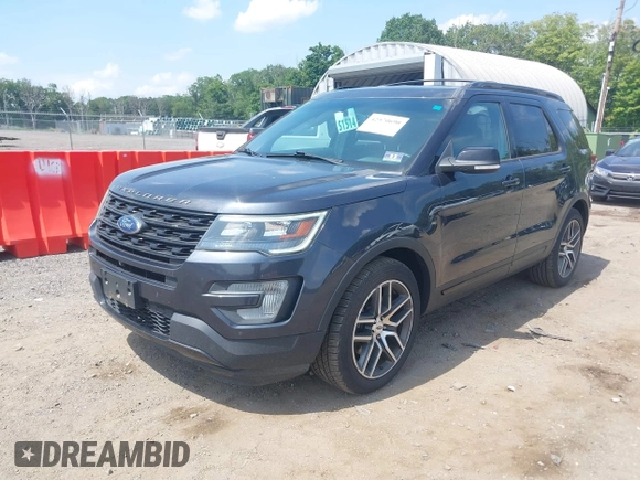 2017 Ford Explorer Sport with VIN 1FM5K8GT7HGB75715, listed as a IAAI auction lot 42570690 with 109,452 mi miles and . Bid and sale history available at DreamBid. Image 2.