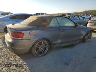 2013 BMW 1 Series 135i with VIN WBAUN7C56DVM27658, listed as a Copart auction lot 75340724 with 0 mi miles and Salvage Title. Bid and sale history available at carsss.com. Image 3.