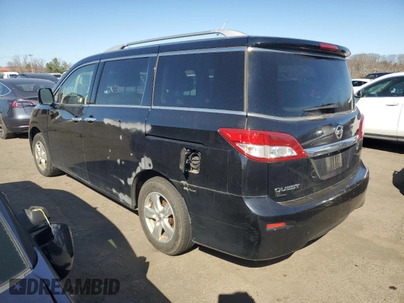 2016 Nissan Quest SL with VIN JN8AE2KP7G9156980, listed as a Copart auction lot 49437325 with 209,081 mi miles and Clean Title. Bid and sale history available at DreamBid. Image 2.