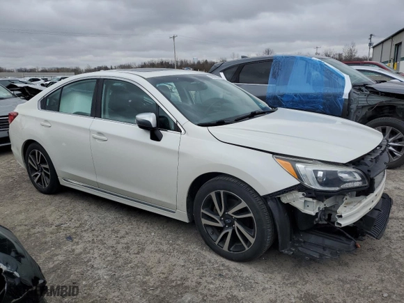 2017 Subaru Legacy Sport with VIN 4S3BNAR66H3027527, listed as a Copart auction lot 50334235 with 114732 miles and Salvage Title. Bid and sale history available at carsss.com. Image 4.