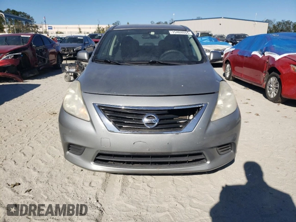 2012 Nissan Versa SV with VIN 3N1CN7AP4CL932909, listed as a Copart auction lot 75468664 with 197,633 mi miles and Salvage Title. Bid and sale history available at carsss.com. Image 5.