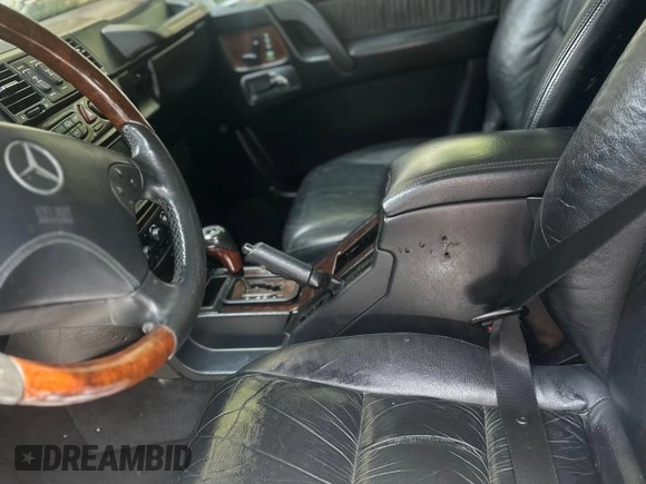 2002 Mercedes-Benz G 500 with VIN WDCYR49E22X132146, listed as a Copart auction lot 55936655 with 208,917 mi miles and Clean Title. Bid and sale history available at DreamBid. Image 5.