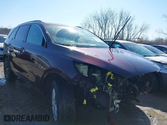 2017 Kia Sorento LX with VIN 5XYPGDA34HG252088, listed as a IAAI auction lot 41786637 with 91,301 mi miles. Bid and sale history available at carsss.com. Image 1.