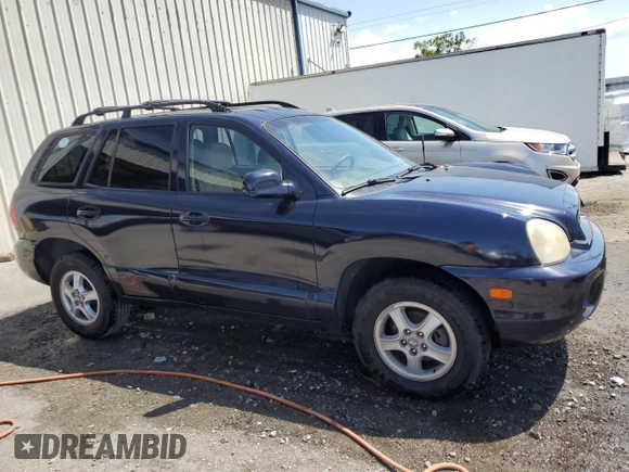 2004 Hyundai Santa Fe GLS with VIN KM8SC13E94U713339, listed as a Copart auction lot 51162085 with 164,357 mi miles and Salvage Title. Bid and sale history available at carsss.com. Image 4.