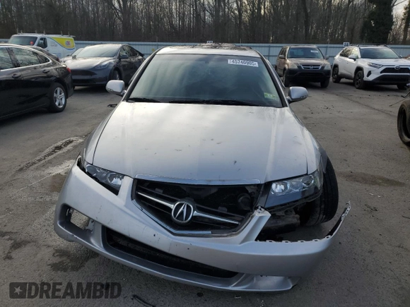 2004 Acura TSX w/Navigation with VIN JH4CL96914C045076, listed as a Copart auction lot 45740905 with 119,878 mi miles and Salvage Title. Bid and sale history available at carsss.com. Image 5.