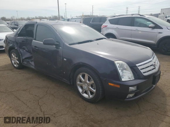 2006 Cadillac STS with VIN 1G6DW677160132007, listed as a Copart auction lot 54205615 with 78,700 mi miles and Clean Title. Bid and sale history available at carsss.com. Image 4.