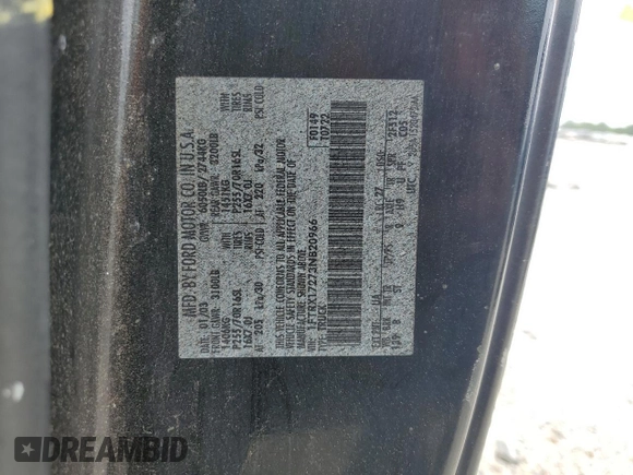 2003 Ford F-150 XL с VIN 1FTRX17273NB20966, выставлен на аукционе Copart как лот 53798005 с пробегом 217 855 миль миль и Списание • Salvage title. История ставок и продаж доступна на DreamBid. Изображение 12.