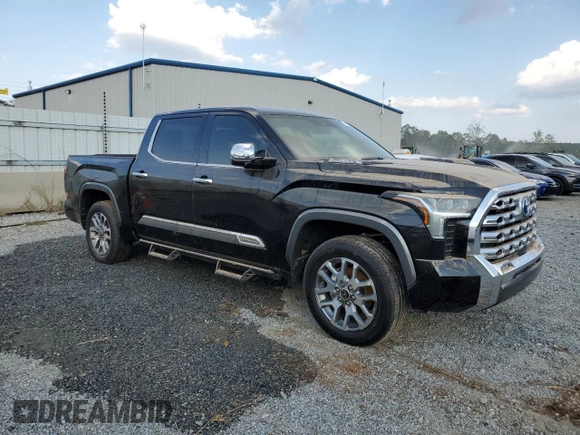 2024 Toyota Tundra 1794 Edition with VIN 5TFMC5DBXRX063757, listed as a Copart auction lot 74840034 with Not provided miles and Salvage title. Bid and sale history available at DreamBid. Image 4.