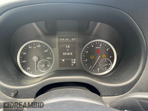 2020 Mercedes-Benz Metris with VIN W1WV0FEY7L3748338, listed as a Copart auction lot 55879505 with 221,412 mi miles and Clean Title. Bid and sale history available at DreamBid. Image 8.