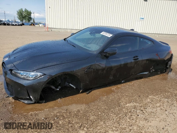 2023 BMW M4 Competition xDrive z VIN WBS43AZ01PCN00655, wystawiony jako Copart lot #59789725 z przebiegiem 13 866 mil mil oraz Czysty tytuł • Clean title. Historia ofert i sprzedaży dostępna na DreamBid. Obrazek 1.