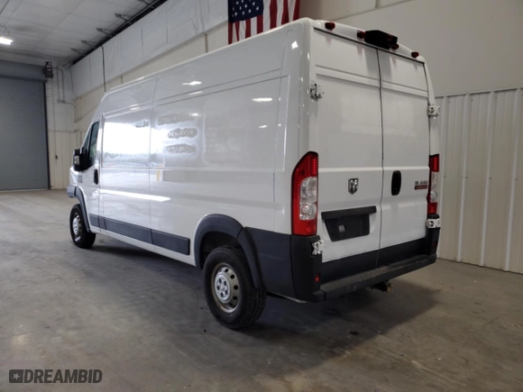 2021 Ram ProMaster Cargo Van with VIN 3C6LRVDGXME548048, listed as a Copart auction lot 86271764 with 66,180 mi miles and Salvage Title. Bid and sale history available at carsss.com. Image 2.