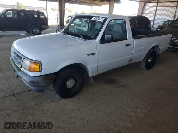 1996 Ford Ranger with VIN 1FTCR10U4TPB29513, listed as a Copart auction lot 46334535 with 142,706 mi miles and Clean Title. Bid and sale history available at carsss.com. Image 1.