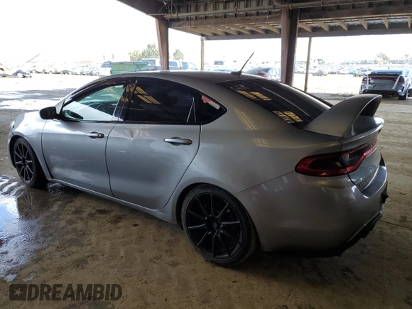 2015 Dodge Dart Aero with VIN 1C3CDFDH8FD150593, listed as a Copart auction lot 49412295 with 107,354 mi miles and Clean Title. Bid and sale history available at carsss.com. Image 2.