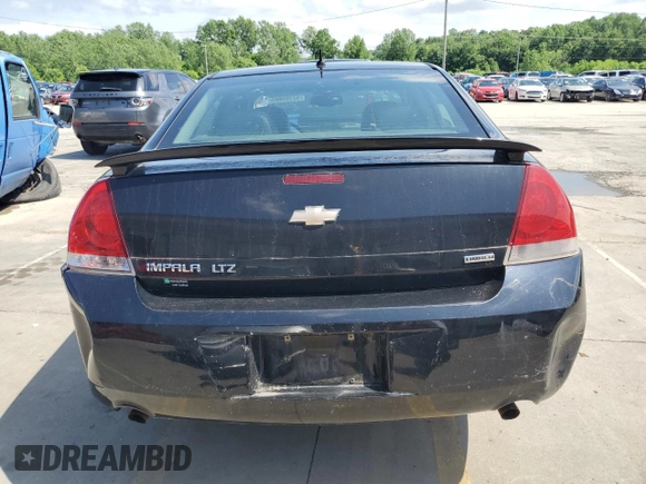 2016 Chevrolet Impala LTZ with VIN 2G1WC5E35G1142854, listed as a Copart auction lot 57105865 with 119,829 mi miles and Salvage title. Bid and sale history available at DreamBid. Image 6.