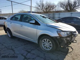2017 Chevrolet Sonic LT with VIN 1G1JD5SH9H4124595, listed as a Copart auction lot 50126025 with 96,612 mi miles and Salvage Title. Bid and sale history available at carsss.com. Image 4.