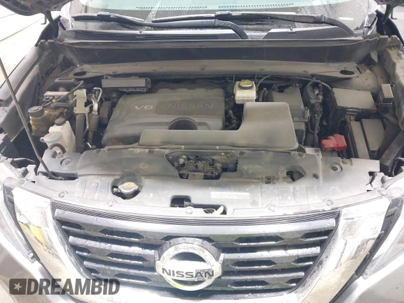2017 Nissan Pathfinder SV with VIN 5N1DR2MM1HC668654, listed as a IAAI auction lot 42500600 with 71,434 mi miles and . Bid and sale history available at DreamBid. Image 10.