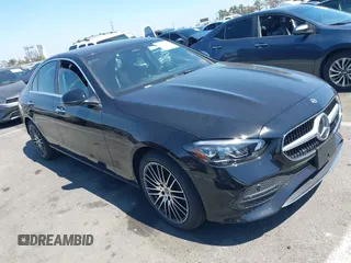 2025 Mercedes-Benz C 300 with VIN W1KAF4GB5SR281640, listed as a IAAI auction lot 42668491 with 1,869 mi miles and . Bid and sale history available at DreamBid. Image 1.
