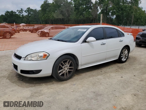 2013 Chevrolet Impala LTZ with VIN 2G1WC5E33D1118175, listed as a Copart auction lot 53909355 with 168,772 mi miles and Salvage Title. Bid and sale history available at DreamBid. Image 1.