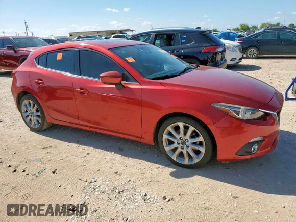 2015 Mazda 3 S Grand Touring with VIN JM1BM1M30F1275331, listed as a Copart auction lot 61309755 with 85,900 mi miles and Salvage title. Bid and sale history available at DreamBid. Image 4.