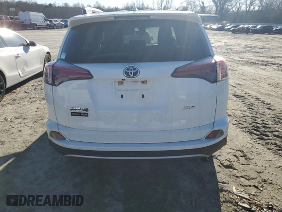 2017 Toyota RAV4 XLE with VIN JTMWFREVXHJ146865, listed as a Copart auction lot 44948775 with 42,454 mi miles and Salvage Title. Bid and sale history available at DreamBid. Image 6.