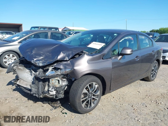 2013 Honda Civic EX with VIN 19XFB2F89DE268328, listed as a IAAI auction lot 42049105 with 121,176 mi miles and . Bid and sale history available at DreamBid. Image 2.
