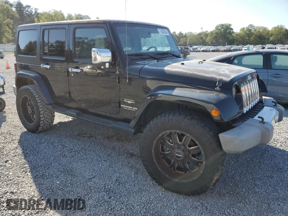 2008 Jeep Wrangler Unlimited Sahara with VIN 1J4GB59138L506461, listed as a Copart auction lot 75082664 with 178,944 mi miles and Salvage title. Bid and sale history available at DreamBid. Image 4.