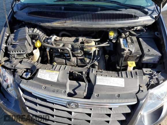 2007 Chrysler Town & Country LWB Touring with VIN 2A4GP54LX7R185132, listed as a Copart auction lot 85721084 with 186,950 mi miles and Salvage Title. Bid and sale history available at carsss.com. Image 12.
