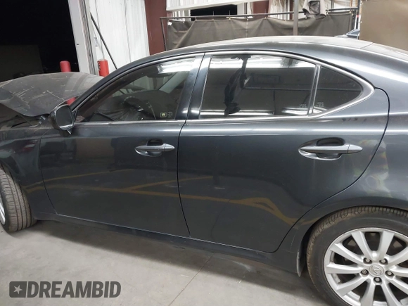 2008 Lexus IS with VIN JTHBK262085076032, listed as a IAAI auction lot 41839802 with 184,279 mi miles. Bid and sale history available at carsss.com. Image 14.