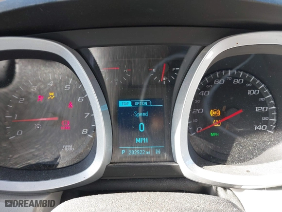 2013 Chevrolet Equinox LT with VIN 2GNFLPE35D6356476, listed as a IAAI auction lot 41192892 with 202,922 mi miles. Bid and sale history available at carsss.com. Image 16.
