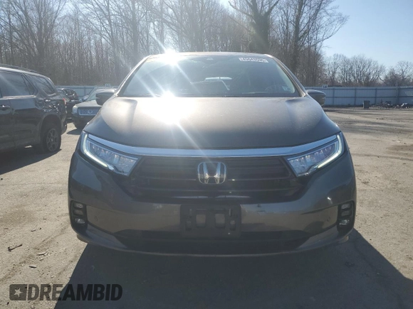 2022 Honda Odyssey Elite z VIN 5FNRL6H95NB055184, wystawiony jako Copart lot #49643595 z przebiegiem 50 574 mil mil oraz Szkoda całkowita • Salvage title. Historia ofert i sprzedaży dostępna na DreamBid. Obrazek 5.