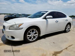 2014 Nissan Maxima SV with VIN 1N4AA5AP7EC460391, listed as a Copart auction lot 59004355 with 205,599 mi miles and Salvage title. Bid and sale history available at DreamBid. Image 1.