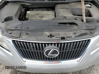 2010 Lexus RX 350 with VIN 2T2BK1BA7AC076736, listed as a Copart auction lot 57855605 with 156,298 mi miles and Salvage title. Bid and sale history available at DreamBid. Image 12.