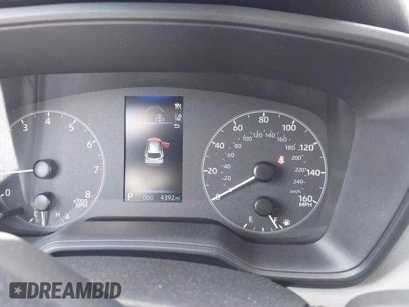 2024 Toyota Corolla Cross LE with VIN 7MUBAABG7RV089653, listed as a IAAI auction lot 42341779 with 4,392 mi miles and . Bid and sale history available at DreamBid. Image 7.