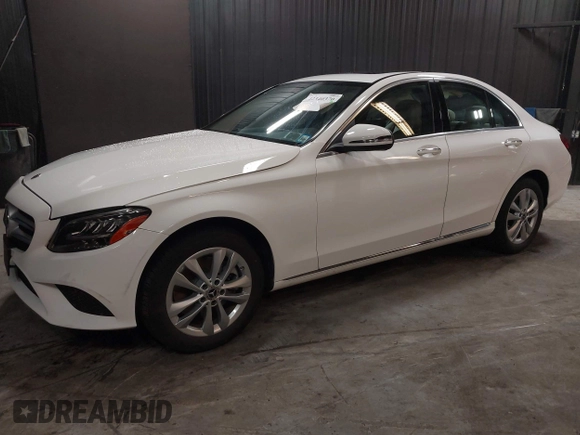 2021 Mercedes-Benz C 300 with VIN W1KWF8EB5MR635319, listed as a IAAI auction lot 42340370 with 14,301 mi miles and . Bid and sale history available at DreamBid. Image 18.