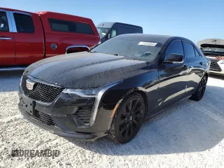 2021 Cadillac CT4 V-Series z VIN 1G6DH5RLXM0124791, wystawiony jako Copart lot #77314844 z przebiegiem 61 452 mil mil oraz Nie do naprawy. Historia ofert i sprzedaży dostępna na DreamBid. Obrazek 1.